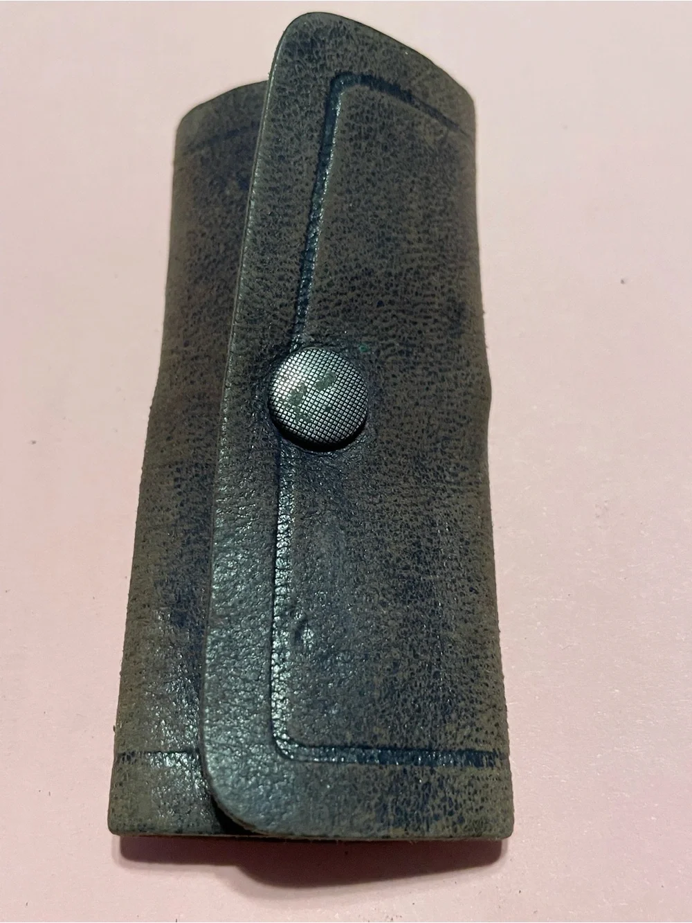 Vintage Leather Key Holder w/ Keys #8192